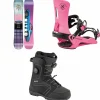 Nitro Cheap Thrills Snowboard + Rambler Snowboard Bindings + Sentinel Boa Snowboard Boots 2025