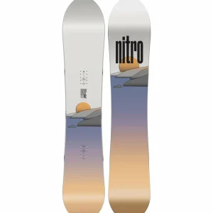 Nitro Drop Snowboard + Burton Step On Snowboard Bindings + Cave Step On TLS Snowboard Boots - Women's 2025