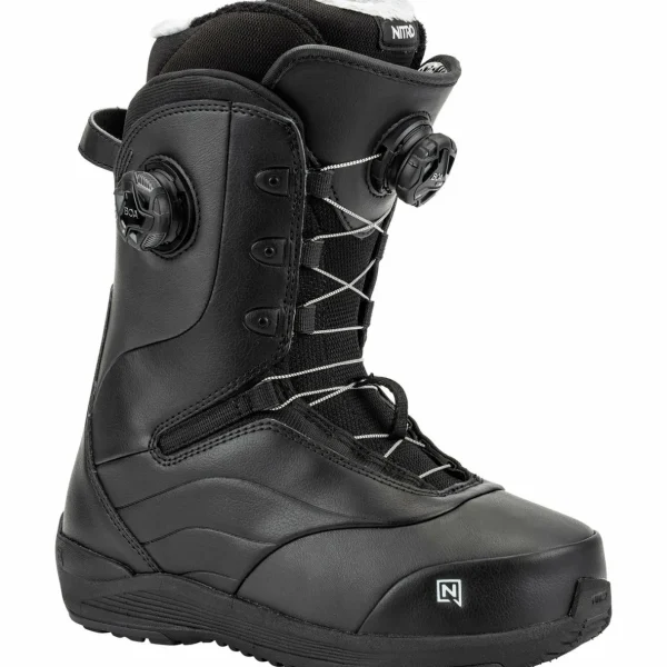 Nitro Drop Snowboard + Poison Snowboard Bindings + Crown Boa Snowboard Boots - Women's 2025