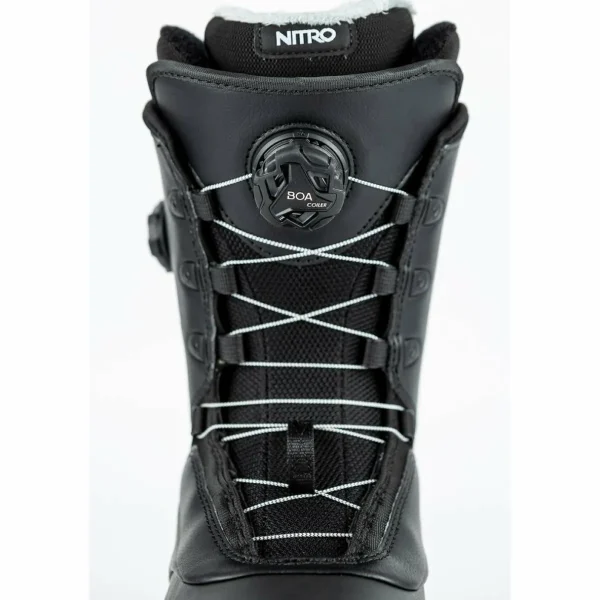 Nitro Drop Snowboard + Poison Snowboard Bindings + Crown Boa Snowboard Boots - Women's 2025