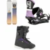 Nitro Drop Snowboard + Team Pro Snowboard Bindings + Scala Boa Snowboard Boots - Women's 2025
