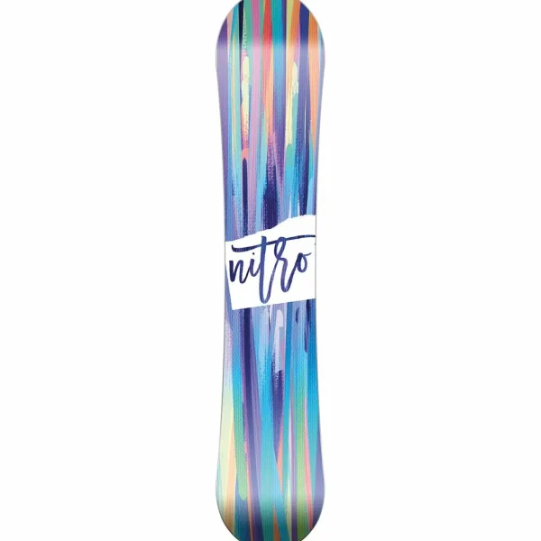 Nitro Lectra Brush Snowboard + Rythm Snowboard Bindings - Women's 2025