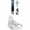Nitro Lectra Leaf Cam-Out Snowboard + Rythm Snowboard Bindings - Women's 2025
