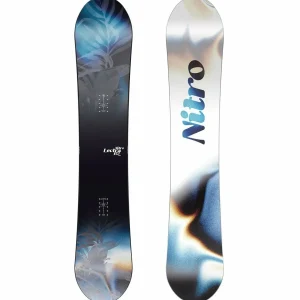 Nitro Lectra Leaf Cam-Out Snowboard + Cosmic Snowboard Bindings + Flora Boa Snowboard Boots - Women's 2025
