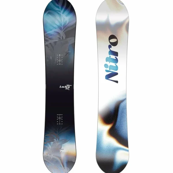 Nitro Lectra Leaf Cam-Out Snowboard + Cosmic Snowboard Bindings + Flora Boa Snowboard Boots - Women's 2025