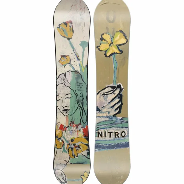 Nitro Mercy Snowboard + Cosmic Snowboard Bindings - Women's 2025