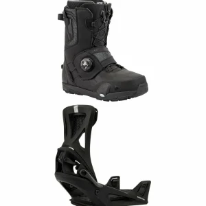 Nitro Profile Step On TLS Snowboard Boots + Burton Step On Genesis Snowboard Bindings 2025