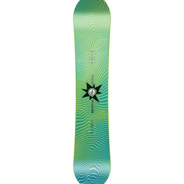 Kids Nitro Ripper x Volcom Snowboard + Mini Charger Snowboard Bindings - Kids 2025