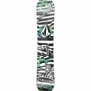 Kids Nitro Ripper x Volcom Snowboard + Mini Charger Snowboard Bindings - Kids 2025