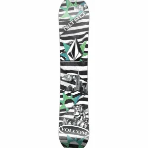 Kids Nitro Ripper x Volcom Snowboard + Micro Charger Snowboard Bindings - Kids 2025