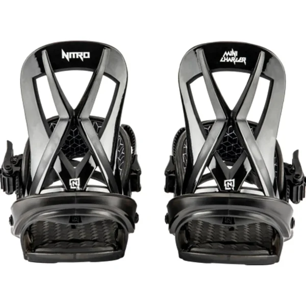 Kids Nitro Ripper x Volcom Snowboard + Mini Charger Snowboard Bindings - Kids 2025