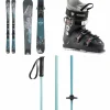 Nordica SUV 84 + TP2 Compact FDT Ski Bindings + Rossignol Kelia 50 Ski Boots - Women's + evo Merge Ski Poles 2024