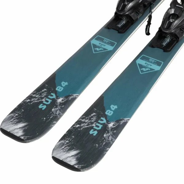 Nordica SUV 84 + TP2 Compact FDT Ski Bindings + Rossignol Kelia 50 Ski Boots - Women's + evo Merge Ski Poles 2024