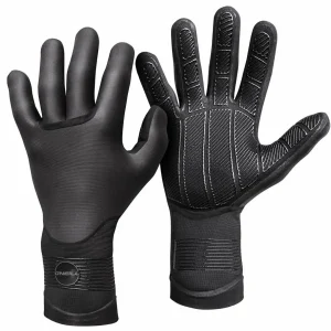 O'Neill 4/3+ Hyperfreak Chest Zip Hooded Wetsuit + 3/2 Psycho Tech Split Toe Wetsuit Boots + 3mm Psycho Tech Gloves