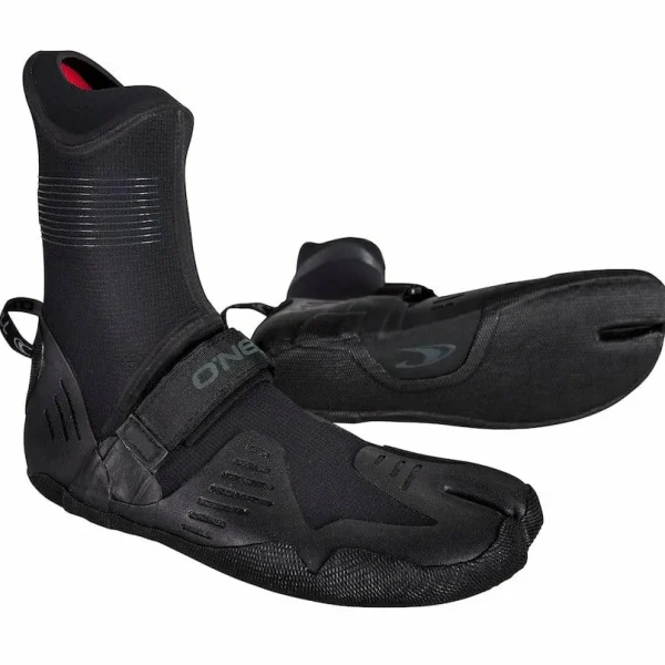 O'Neill 4.5/3.5 Mutant Legend Chest Zip Hooded Wetsuit + 3/2 Psycho Tech Split Toe Wetsuit Boots