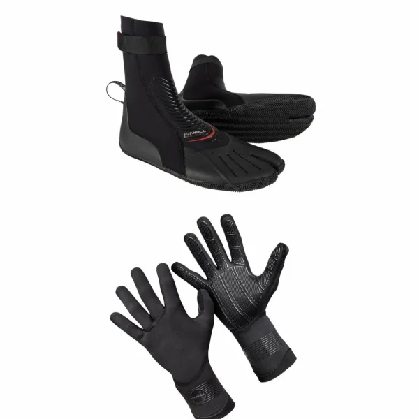 O'Neill 3mm Heat ST Boots + Psycho Tech 1.5mm Gloves