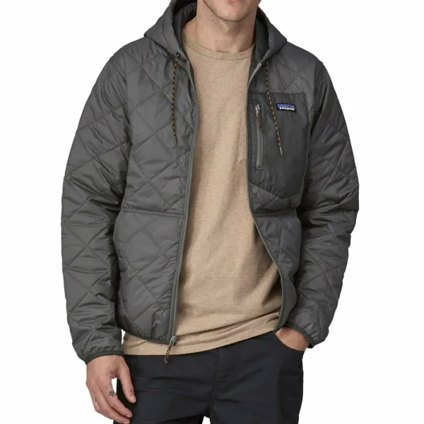 Patagonia Diamond Quilted Bomber Hoodie - Men's