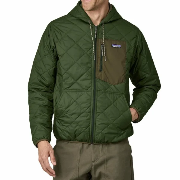 Patagonia Diamond Quilted Bomber Hoodie - Men's