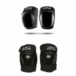 187 Pro Skateboard Knee Pads + Pro Skateboard Elbow Pads