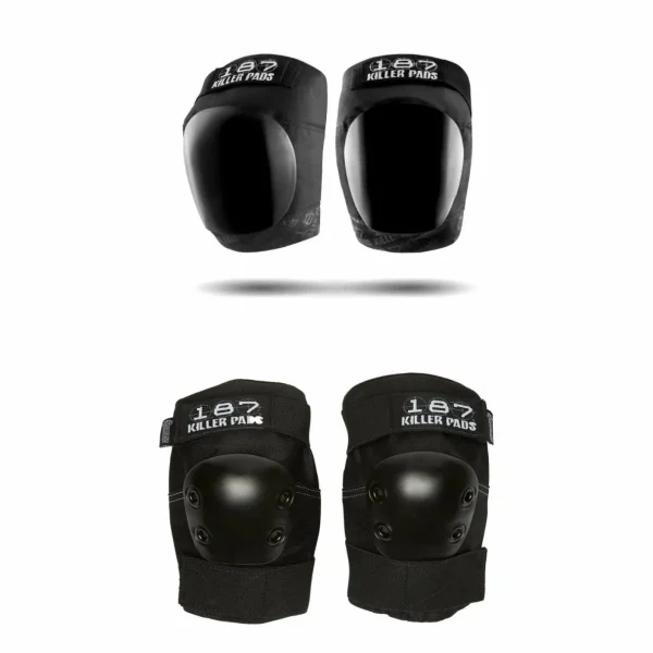 187 Pro Skateboard Knee Pads + Pro Skateboard Elbow Pads