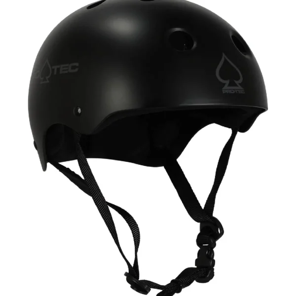 Pro-Tec Classic Skate Skateboard Helmet + Street Gear Junior Open Back Skateboard Pads