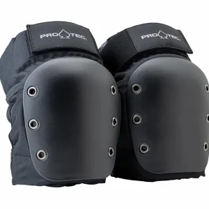 Pro-Tec Classic Skate Skateboard Helmet + Street Open Back Skateboard Knee Pads + Street Skateboard Wrist Pads