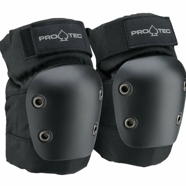 Pro-Tec Classic Skate Skateboard Helmet + Street Gear Junior Open Back Skateboard Pads