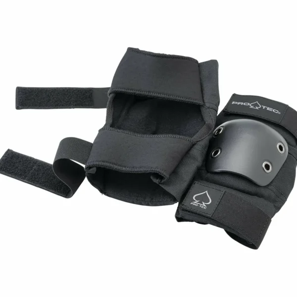 Pro-Tec Classic Skate Skateboard Helmet + Street Gear Junior Open Back Skateboard Pads