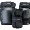 Pro-Tec Street Adult 3-Pack Open Back Skateboard Pad Set