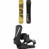 Public Snowboards Research Snowboard + Union Atlas Snowboard Bindings 2025
