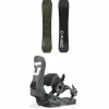 Public Snowboards Research Snowboard + Union Force Snowboard Bindings 2025