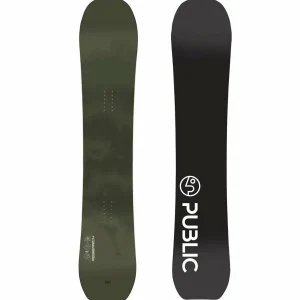 Public Snowboards Research Snowboard + Union Force Snowboard Bindings 2025