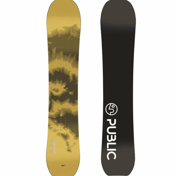 Public Snowboards Research Snowboard + Union Force Snowboard Bindings 2025