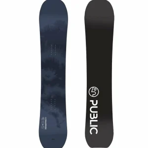 Public Snowboards Research Snowboard + Union Force Snowboard Bindings 2025