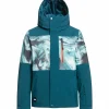 Kids Quiksilver Mission Printed Block Jacket - Boys'