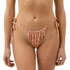 Women Rhythm Adina Paisley Gather Tie Side Hi Cut Bikini Bottom - Women's
