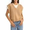 Women Rhythm Finley Cable Knit Vest - Women's