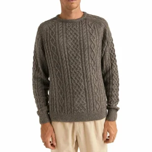 Rhythm Mohair Fishermans Knit Sweater - Men's