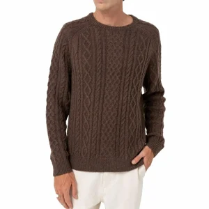 Rhythm Mohair Fishermans Knit Sweater - Men's