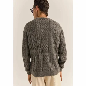 Rhythm Mohair Fishermans Knit Sweater - Men's