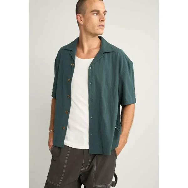 Rhythm Relaxed Texture Short-Sleeve Shirt - Men's