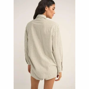 Women Rhythm Valley Stripe Oversized Shirt - Women's