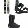 Ride Berzerker Snowboard + C-6 Snowboard Bindings + Lasso Boa Snowboard Boots 2025