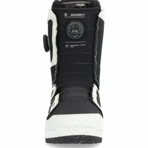 Ride Burnout Snowboard + A-6 Snowboard Bindings + Deadbolt Zonal Snowboard Boots 2025