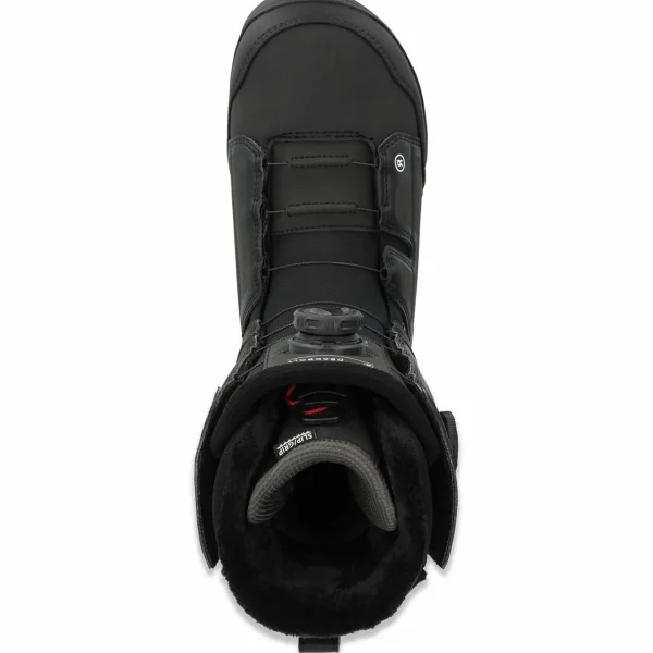 Ride Burnout Snowboard + A-6 Snowboard Bindings + Deadbolt Zonal Snowboard Boots 2025