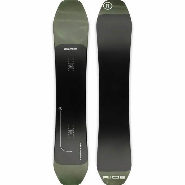 Ride Deep Fake Snowboard + A-10 Snowboard Bindings 2025