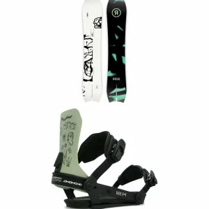 Ride MTNpig Snowboard + x Autumn A-9 Snowboard Bindings 2024