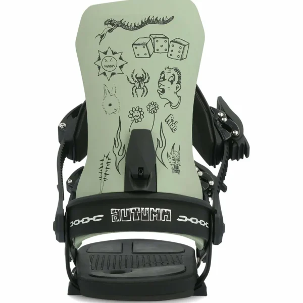 Ride MTNpig Snowboard + x Autumn A-9 Snowboard Bindings 2024