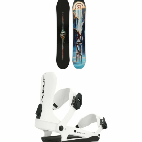 Ride Shadowban Snowboard + CL-6 Snowboard Bindings - Women's 2025