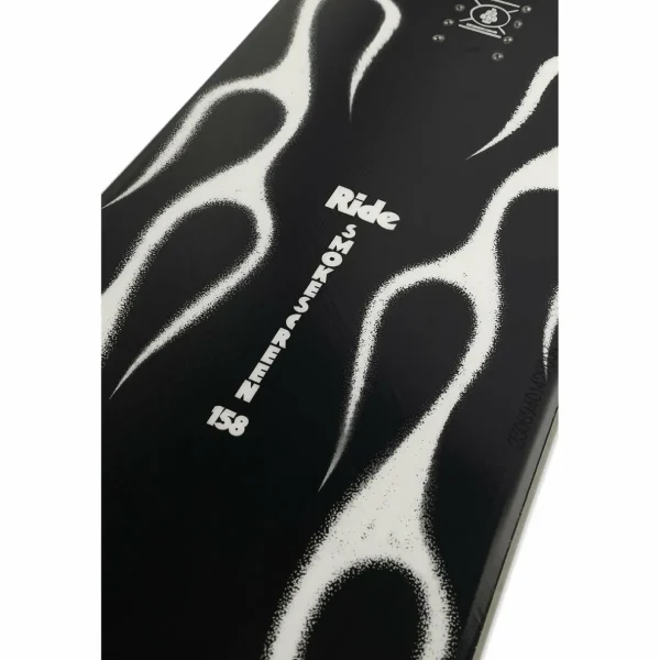 Ride Smokescreen Snowboard + A-4 Snowboard Bindings 2025